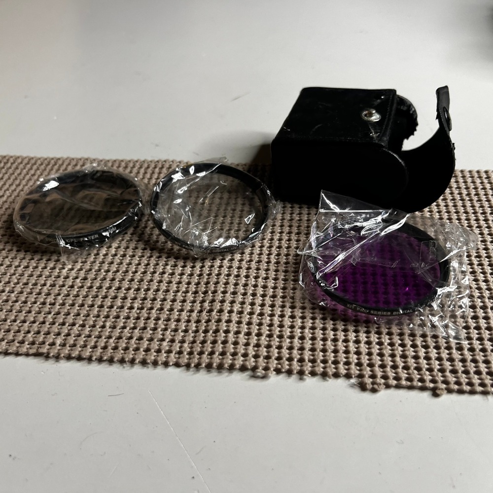 XIT Pro Series Digital 58mm Filter Kit 3 Piece CPL UV FL-D with Case